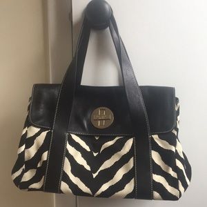 Zebra print Kate Spade shoulder bag
